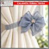 Fermatenda Magnetico Elegante Fiocco | Calamite per Tende | Var. 202
