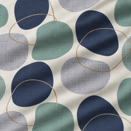 Lenzuola Singole in Cotone Percalle - Letto 1 Piazza | Emerald Loop