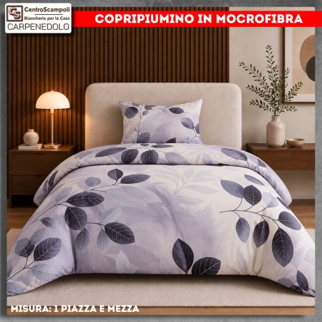 Set Copripiumino Una Piazza e Mezza in Microfibra | Oslo VAR 3203