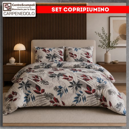 Copripiumino matrimoniale in microfibra Oslo var.5