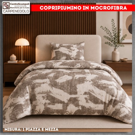 Set Copripiumino Una Piazza e Mezza in Microfibra | Oslo VAR 3204