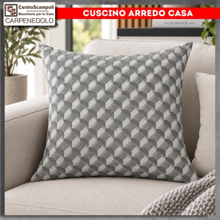 Cuscino per Divano e Arredo Casa |Cuscino Decorativo Quadrato 50x50 Var. 26622