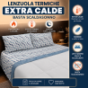 Completo Lenzuola Matrimoniali in Pile Flannel Termico Extra Caldo | Set Letto Invernale Super Morbido 4 Pezzi VAR. F101
