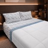 Completo Lenzuola Matrimoniali in Pile Flannel Termico Extra Caldo | Set Letto Invernale Super Morbido 4 Pezzi VAR. F101