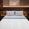 Completo Lenzuola Matrimoniali in Pile Flannel Termico Extra Caldo | Set Letto Invernale Super Morbido 4 Pezzi VAR. F101