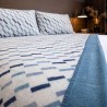 Completo Lenzuola Matrimoniali in Pile Flannel Termico Extra Caldo | Set Letto Invernale Super Morbido 4 Pezzi VAR. F101