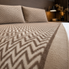 Completo Lenzuola Matrimoniali in Pile Flannel Termico Extra Caldo | Set Letto Invernale Super Morbido 4 Pezzi VAR. F103