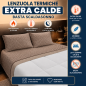 Completo Lenzuola Matrimoniali in Pile Flannel Termico Extra Caldo | Set Letto Invernale Super Morbido 4 Pezzi VAR. F103
