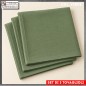 Tovaglioli | Tovaglioli di stoffa in Cotone | Tovaglioli Verde set di 3 Pezzi