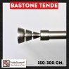 Bastone per tende Spacestar acciaio Bastone in ferro estensibile da 150 cm. fino a 300 cm. - Centro Scampoli Carpenedolo