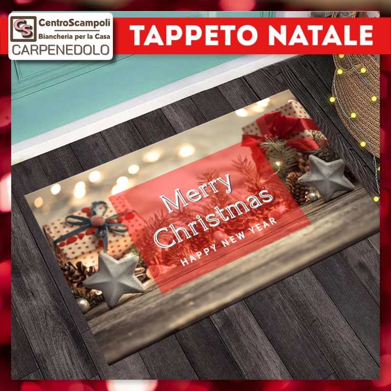 Tappeto Natale 50x80 Merry 02-Zerbini-Centro Scampoli SRL