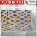Plaid in pile singolo positive yellow