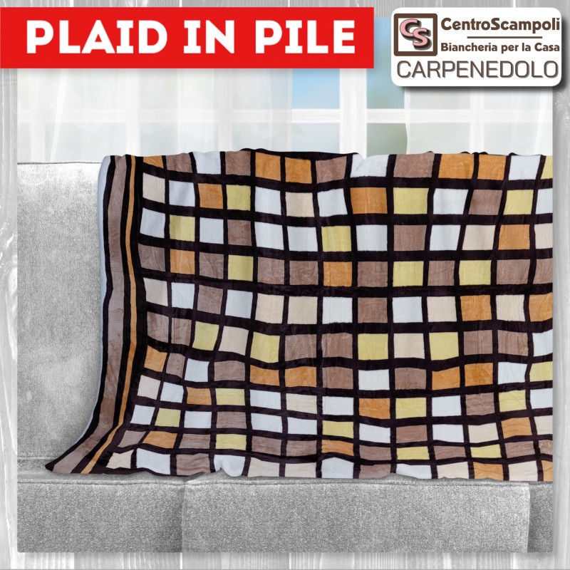 Plaid in pile matrimoniale Sixty