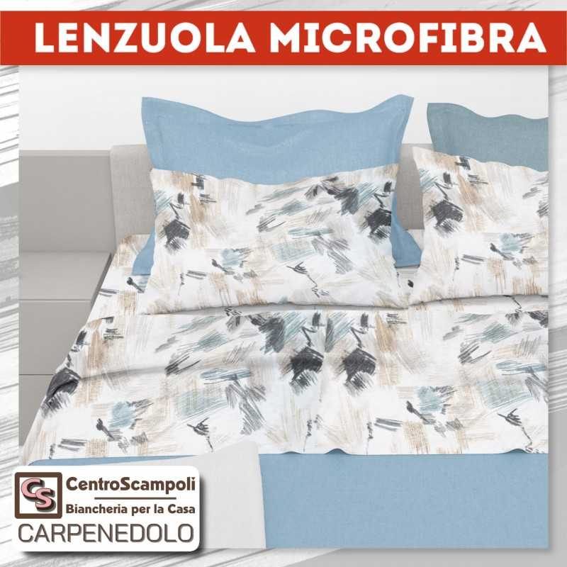 Lenzuola matrimoniali Microfibra brushed-Lenzuola microfibra-Centro Scampoli SRL