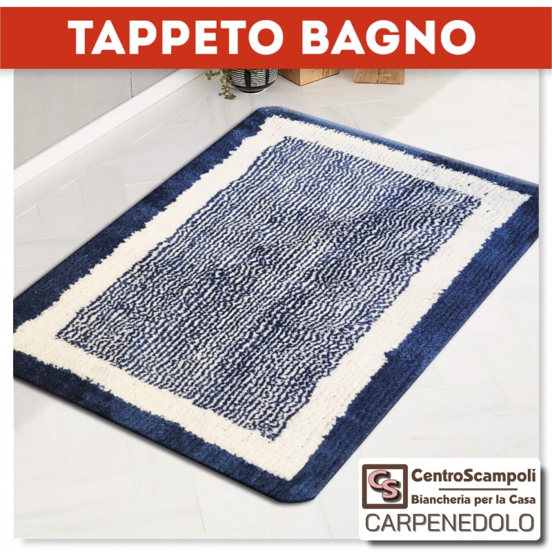 Tappeto bagno antiscivolo 50x80 Susy 02-Tappeti bagno-Centro Scampoli SRL