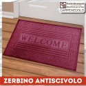 Zerbino antiscivolo welcome rosso PRODOTTO DISPONIBILE SOLO IN NEGOZIO - Centro Scampoli Carpenedolo