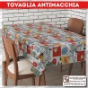 Tovaglia Antimacchia 140X240 Red coffee
