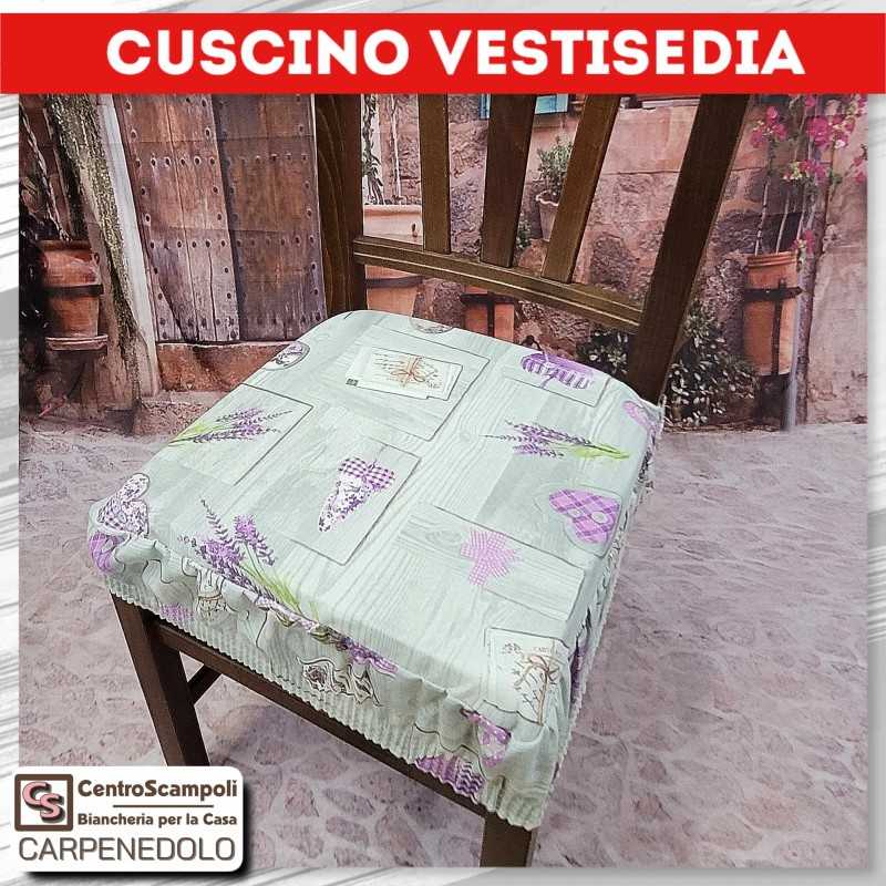 Cuscini per sedia vestisedia Lavanda & love-Coprisedia-Centro Scampoli SRL