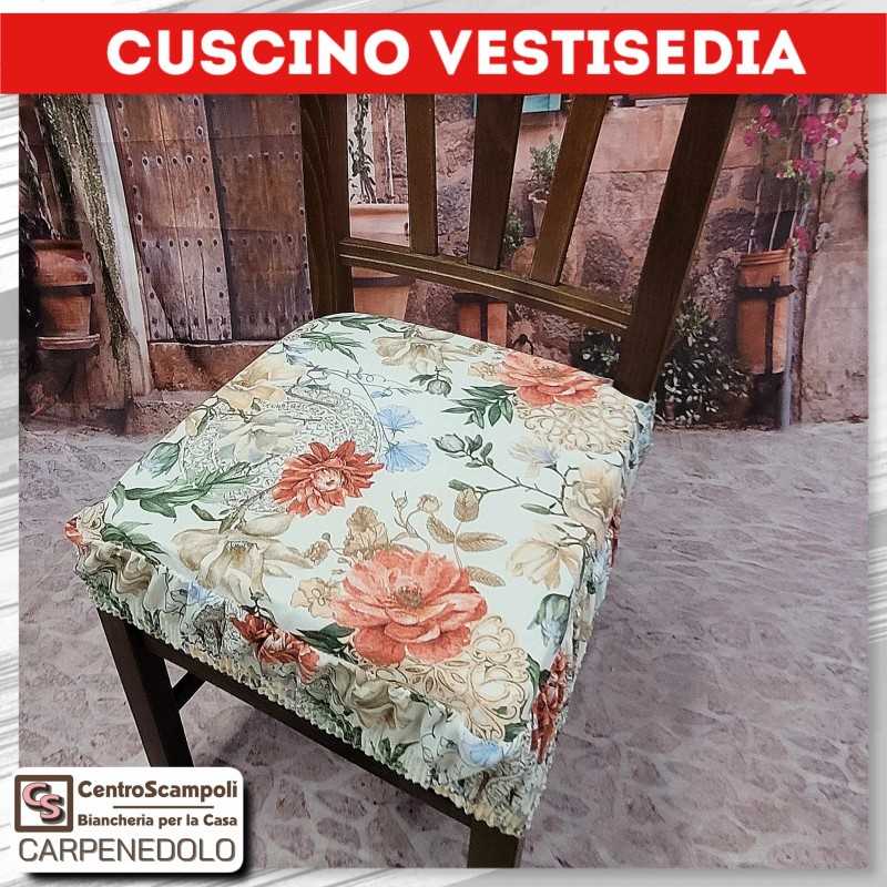 Cuscini per sedia vestisedia Floriana-Coprisedia-Centro Scampoli SRL