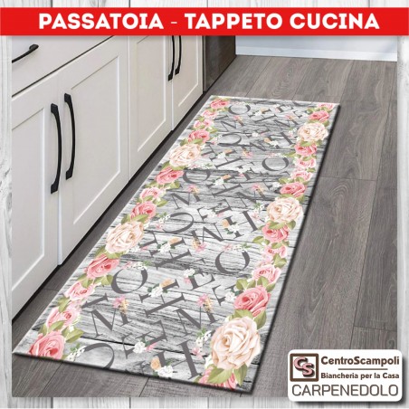 Tappeto cucina passatoia 50x180 Home and flowers
