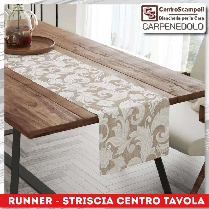 Runner striscia centro tavola 45x140 SERENA BELLA-Runner da tavolo-Centro Scampoli SRL