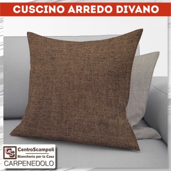 Cuscino arredo divano 50x50 Brown style - Centro Scampoli Carpenedolo