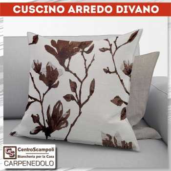 Cuscino arredo divano 50x50 Brown jungle - Centro Scampoli Carpenedolo