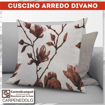 Cuscino arredo divano 50x50 Brown brush - Centro Scampoli Carpenedolo