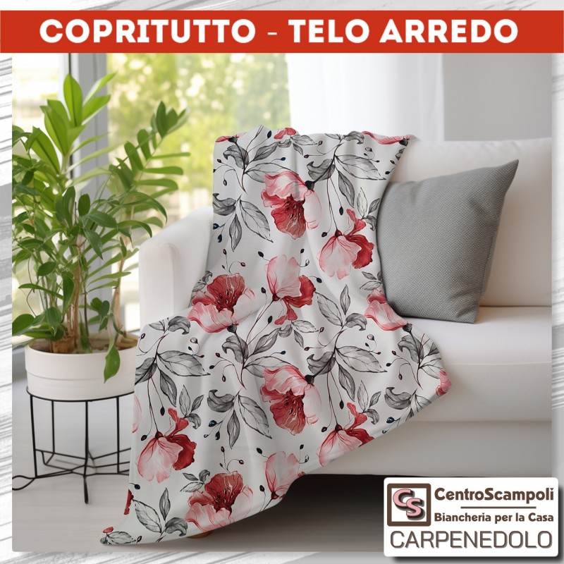 Copritutto Telo arredo granfoulard Iris-Teli arredo casa-Centro Scampoli SRL