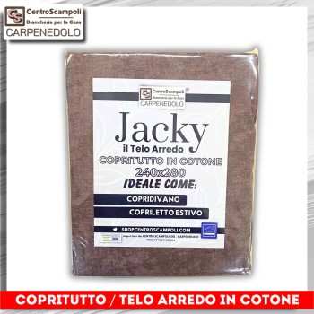 Copritutto Telo arredo | Jacky | 240x280 | marrone