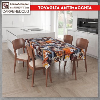 Tovaglia Antimacchia 140X240 love coffee
