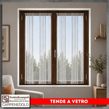 Coppia Tende a Vetro per Finestra 60x150 | Var. 12507