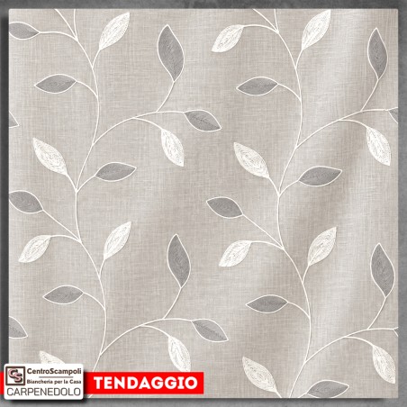 Tenda Moderna con Occhielli per Soggiorno e Camera | Tenda Filtrante Confezionata | Var. 26101