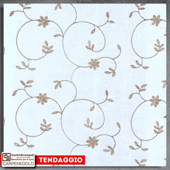 Tenda Moderna con Occhielli per Soggiorno e Camera | Tenda Filtrante Confezionata | Var. 26106