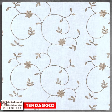 Tenda Moderna con Occhielli per Soggiorno e Camera | Tenda Filtrante Confezionata | Var. 26106