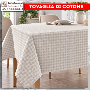 Tovaglia in Cotone 140x240 | Happy Home | Var. 26002