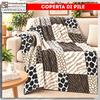 Plaid Coperta in Pile per Divano e Letto – Caldo e Morbido | Safary