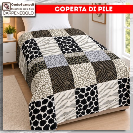 Plaid Coperta in Pile per Divano e Letto – Caldo e Morbido | Safary