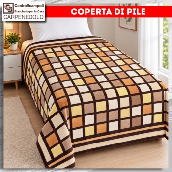 Plaid Coperta in Pile per Divano e Letto – Caldo e Morbido | Sixty