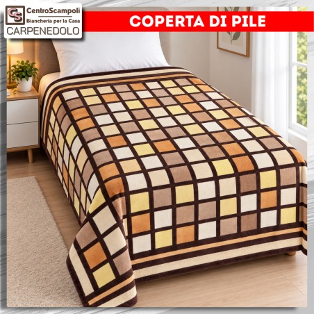 Plaid Coperta in Pile per Divano e Letto – Caldo e Morbido | Sixty