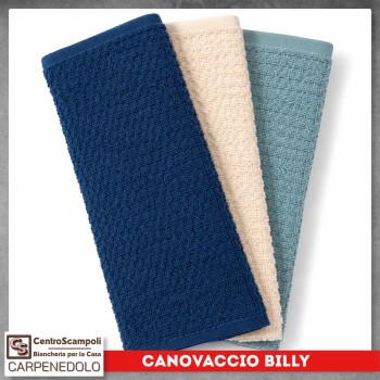 Set 3 Canovacci Asciugapiatti da Cucina 100% Cotone – Strofinacci | Billy Var. 20601