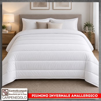 Piumino microfibra anallergico antiacaro Matrimoniale