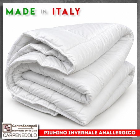 Piumino microfibra anallergico antiacaro Matrimoniale
