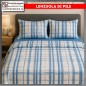 Offerta Quantità: 2 Set Lenzuola di Pile Matrimoniali Calde – Completo Letto Invernale in Microfibra Termica | 302