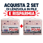Offerta Quantità: 2 Set Lenzuola di Pile Matrimoniali Calde – Completo Letto Invernale in Microfibra Termica | 304