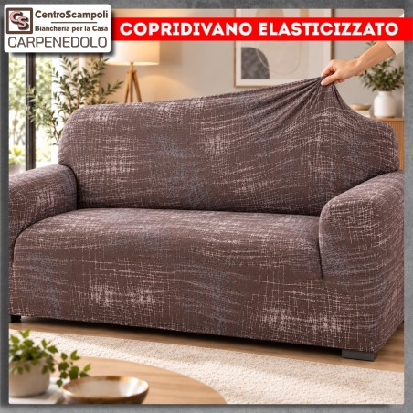 Copridivano Jolly bielastico My town grigio