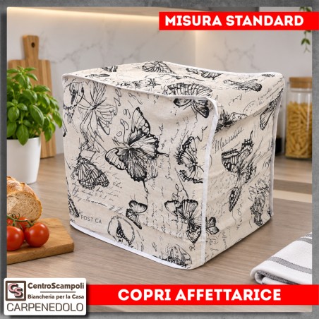 Copertura per Affettatrice Cucina | Copriaffettatrice Lavabile in Tessuto | Misura Standard | VAR. 206121
