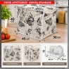 Copertura per Affettatrice Cucina | Copriaffettatrice Lavabile in Tessuto | Misura Standard | VAR. 206123