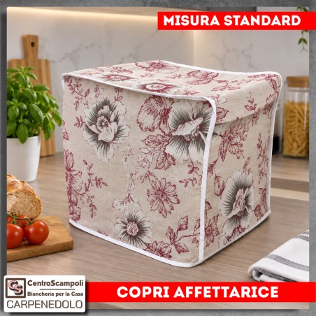 Copertura per Affettatrice Cucina | Copriaffettatrice Lavabile in Tessuto | Misura Standard | VAR. 206123